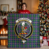 MacLennan Ancient Tartan Crest Quilt